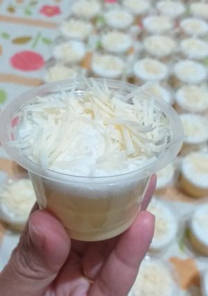 Foto resep Puding busa keju vla santan