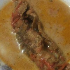 A picture of Stewed coconut fish#4weekschallenge.