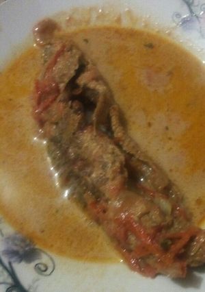 A picture of Stewed coconut fish#4weekschallenge.