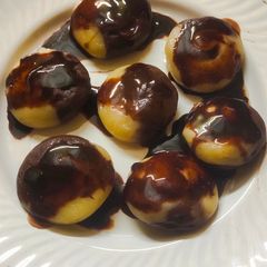 A picture of Chocolate Rasgulla.