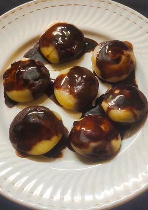 A picture of Chocolate Rasgulla.
