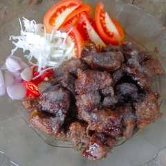 A picture of Sate Sapi Godhog.