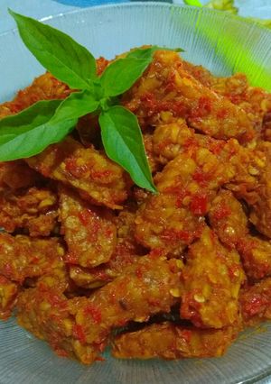 Foto resep Tempe masak cabe