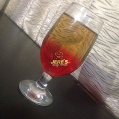 A picture of Grenadine mix juice.