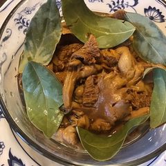 A picture of California Farm Pickled Chanterelle Mushrooms.