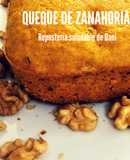Queque Zanahoria vegano o tradicional