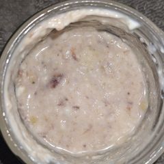 A picture of Greek Yogurt, Healthy Ice Cream cheesecake.