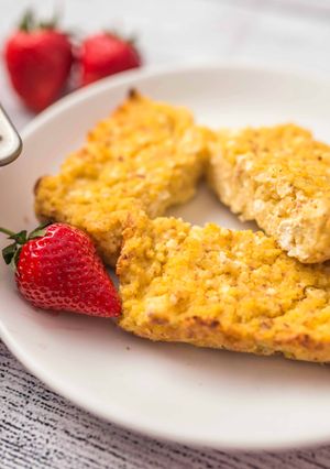 Túrós köles süti recept fotója