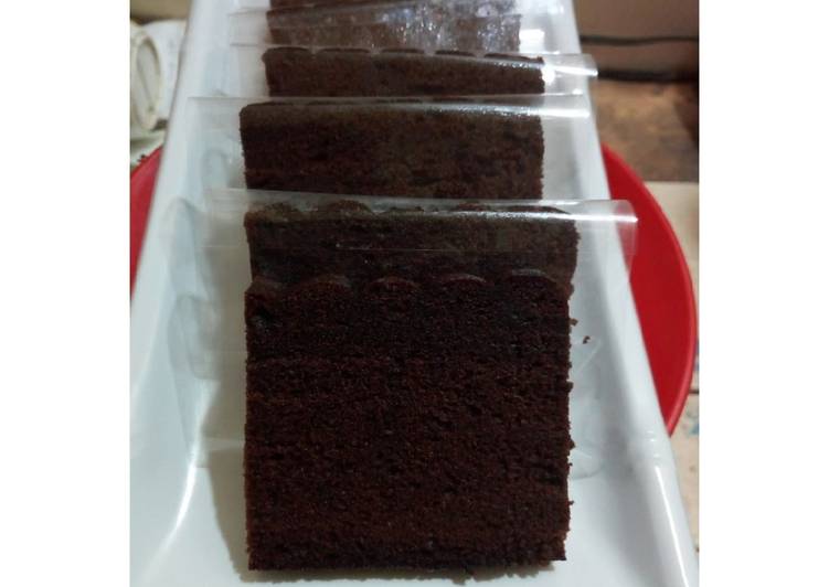Resep Brownies kukus coklat Anti Gagal