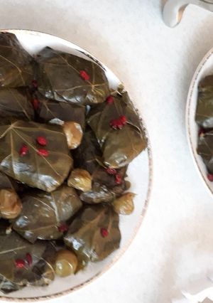عکسی از دستور دلمه برگ مو (انگور🍇☘️)