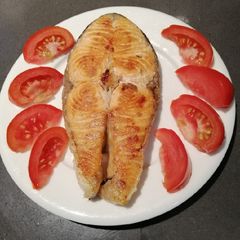 A picture of Fried Salmon.
