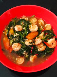 Foto resep Cah Kangkung Udang Balacan