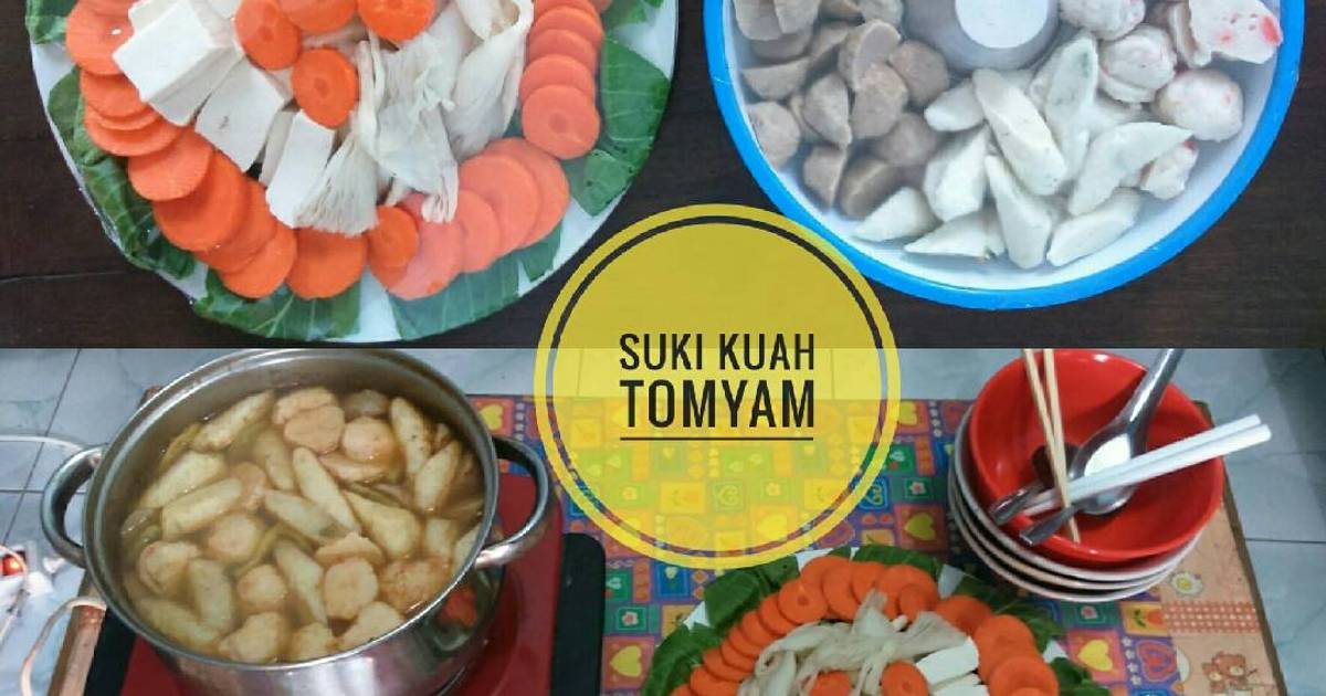 Resep Homemade suki kuah tomyam oleh Andra Tersiana - Cookpad