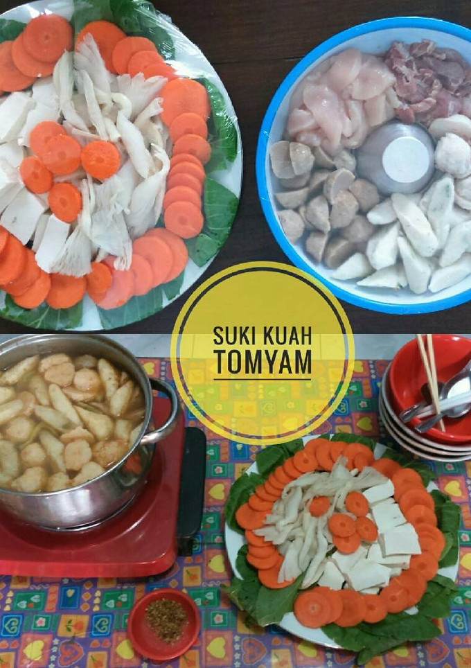 Foto resep Homemade suki kuah tomyam