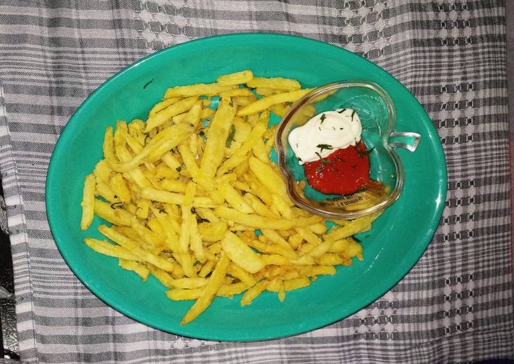 Kentang goreng ala kfc