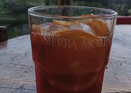 Chicha con naranja