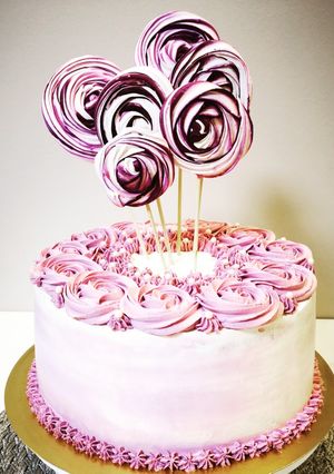 Málna torta recept fotója