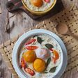 Telur Asin Tahu Kukus