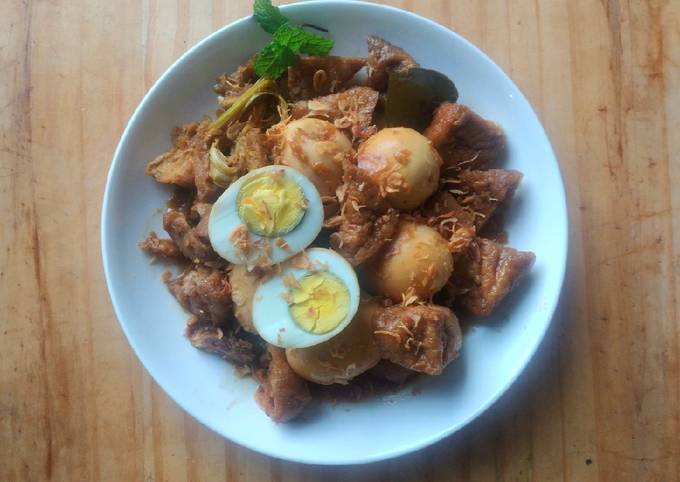 Cara bikin Semur Tahu Telur Cara bikin Semur Tahu Telur