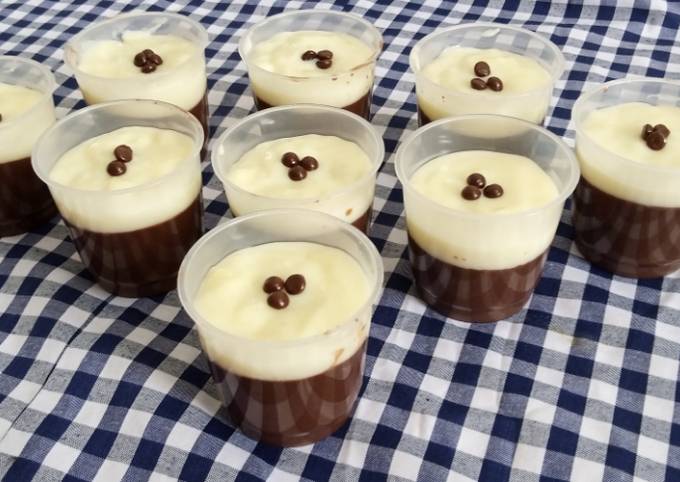 Puding Coklat vla susu ala KFC