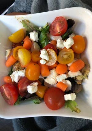 Une photo de Salade colorée