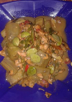 Foto resep Tumis terong kepah aroma petai