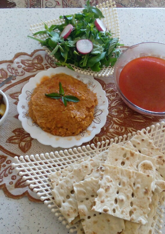 عکسی از دستور آبگوشت نخود