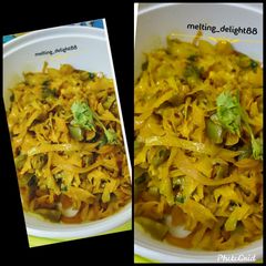 A picture of Cabbage Capsicum Fry.
