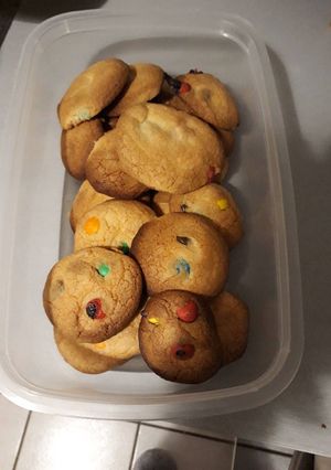 Une photo de Cookies aux m&ms
