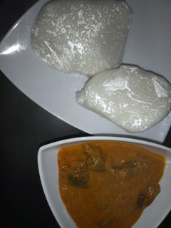 A picture of Beans soup(gbegiri).