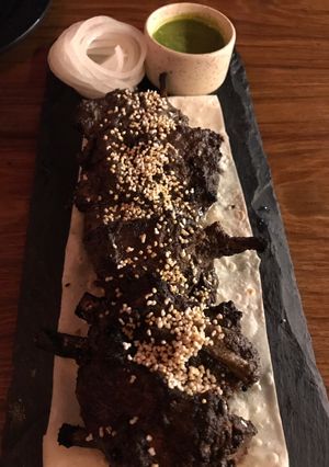 A picture of Sour lamb ribs.