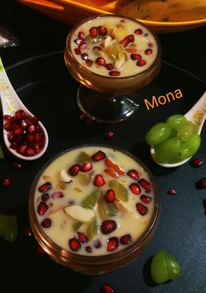 जेगरी फ्रूट्स कस्टर्ड रेसिपी मुख्य फोटो