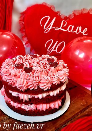 عکسی از دستور کیک Red velvet