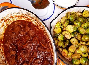 Una foto de Kalbsgulasch / Gulasch de Ternera: Low Carb Food