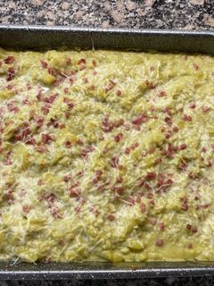 Una foto de Coliflor con bechamel de calabacín