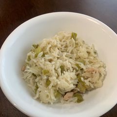 A picture of Instant pot southern chicken and rice.