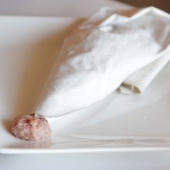 A picture of Sausage pie filling.