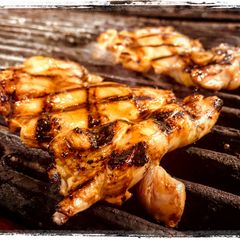 A picture of BBQ Hoisin Red Curry Grilled Chicken.