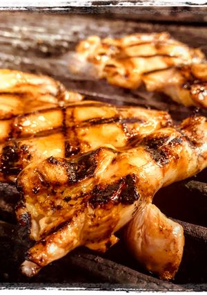 A picture of BBQ Hoisin Red Curry Grilled Chicken.