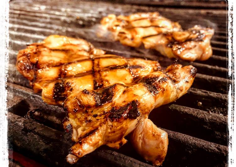 Steps to Make Quick BBQ Hoisin Red Curry Grilled Chicken