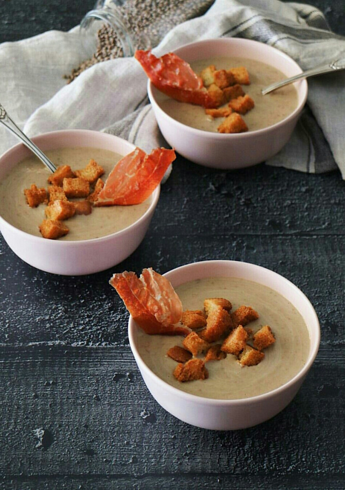 Una foto de Crema de lentejas