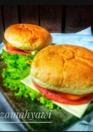 Foto resep Beef burger (krabby patty)