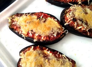 Foto principal de Berenjenas rellenas con soja texturizada {receta vegana}