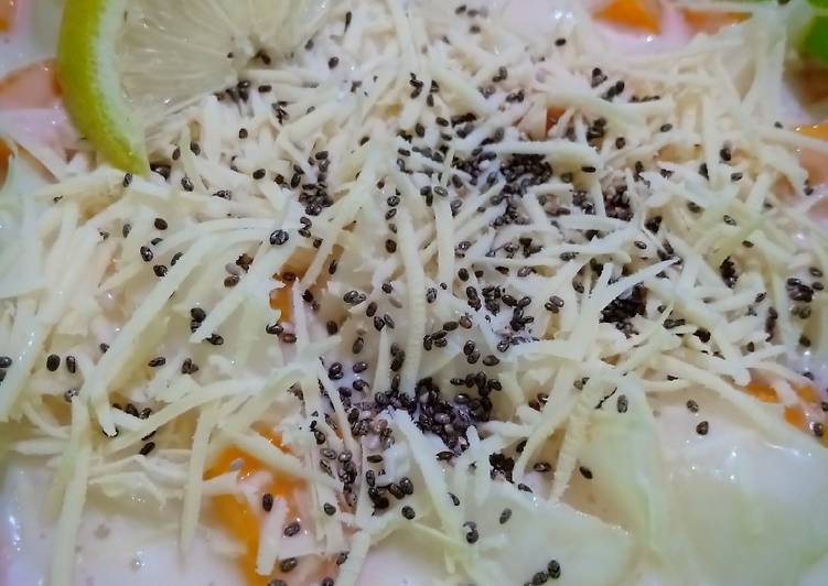 Resep masakan Salad buah yogurt | Cara Buat Salad buah yogurt Yang Lezat Sekali