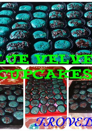 Foto resep Blue velvet cupcakesBy : tutty fruttyRecook : eka trovicayana