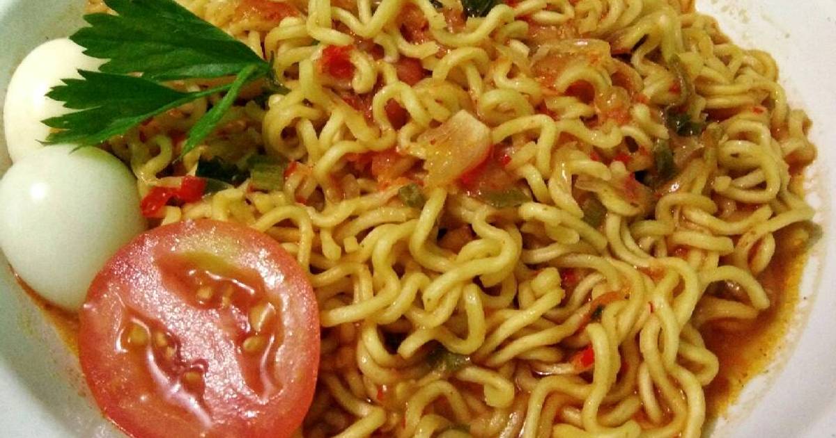 Resep Mie Instan Tumis Pedas Oleh Rani Regar Cookpad