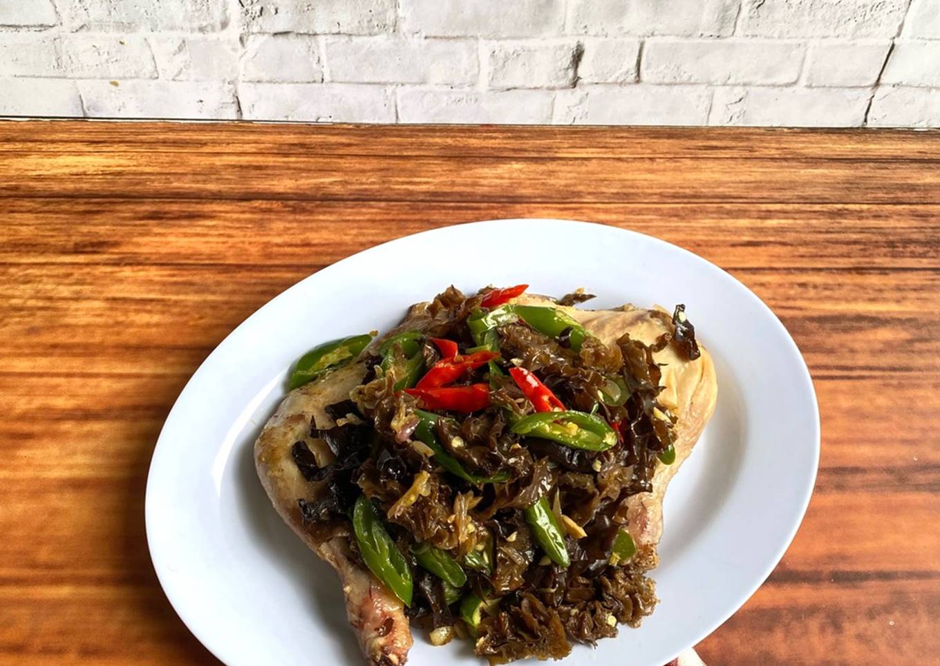Ayam Jamur Kuping Cabe Ijo