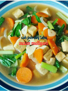 Foto resep Cah pokcoy tahu