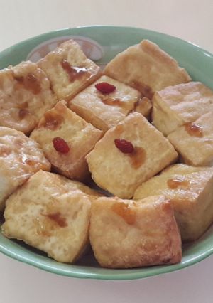 氣炸膨皮豆腐 的食譜成品照片