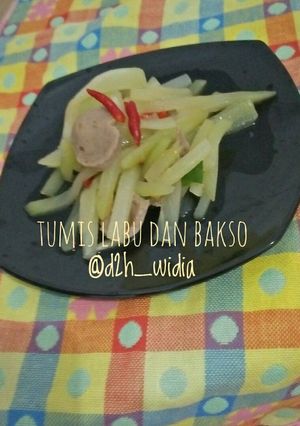 Foto resep Tumis Labu dan Bakso